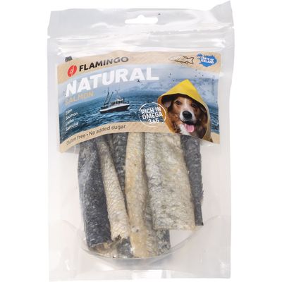 Friandises Nature Peau de saumon long 50 g pour chien