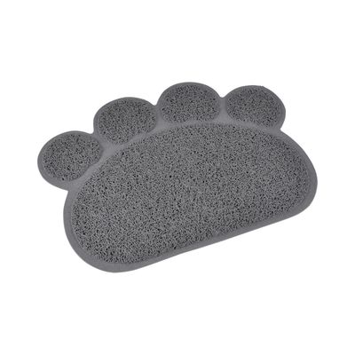 Tapis de litière en forme de patte - Gris anthracite