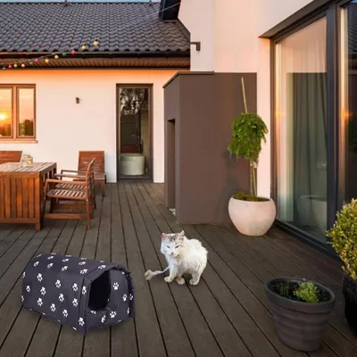 Abri Extérieur pour Chat Hivernée