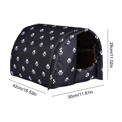 Abri Extérieur pour Chat Hivernée