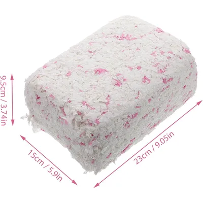 UAMLY Sciure de litière en papier pour animaux de compagnie, 450 g
