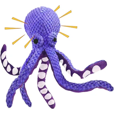 KPYTE Jouet à mâcher pour chien en forme de pieuvre