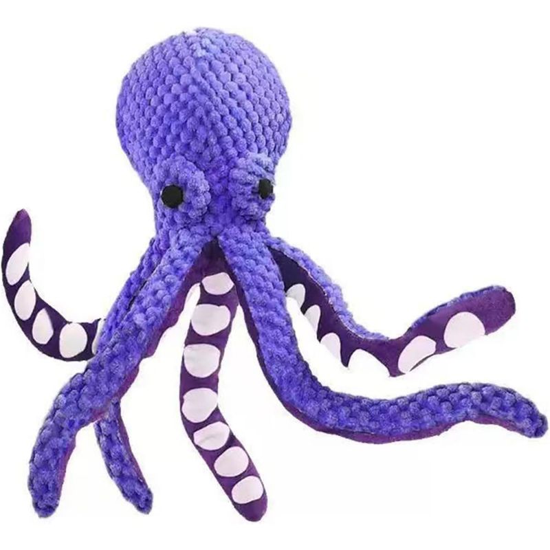 KPYTE Oktopus-förmiges Hundekauspielzeug
