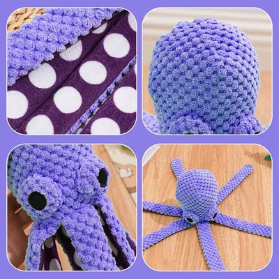 KPYTE Jouet à mâcher pour chien en forme de pieuvre