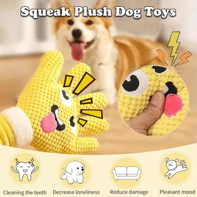 KPYTE Jouet pour chien parlant avec patte