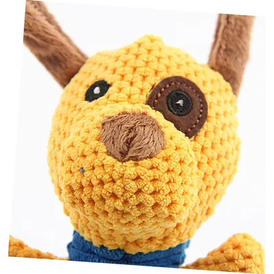 KPYTE Jouet sonore en peluche pour chien