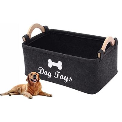 Panier de rangement pour jouets pour chien