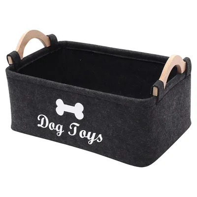 UAMLY Panier de rangement pour jouets pour chien