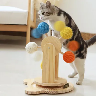 KPYTE Griffoir rotatif pour chat