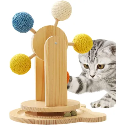 KPYTE Griffoir rotatif pour chat