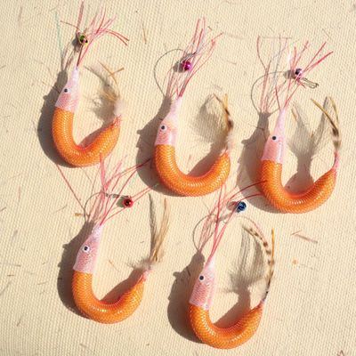 Baguette interactive pour chat - avec fausses crevettes et plumes