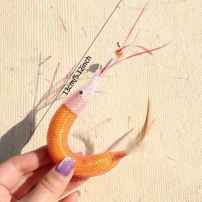 Baguette interactive pour chat - avec fausses crevettes et plumes