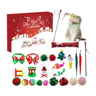 KPYTE Boîte aveugle de compte à rebours de chat de Noël KPYTE Boîte aveugle de compte à rebours de chat de Noël