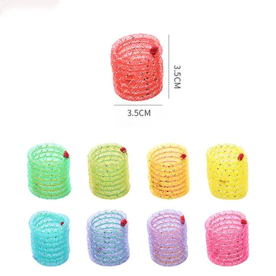 Jouet à ressort hélicoïdal coloré pour chat (couleur aléatoire)