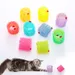 Buntes Spiralfeder-Spielzeug für Katzen (Farbe zufällig)