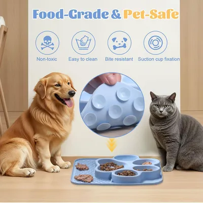 KPYTE Coussin à lécher en silicone pour chat et chien