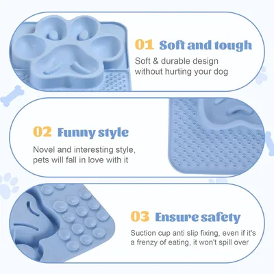 KPYTE Coussin à lécher en silicone pour chat et chien