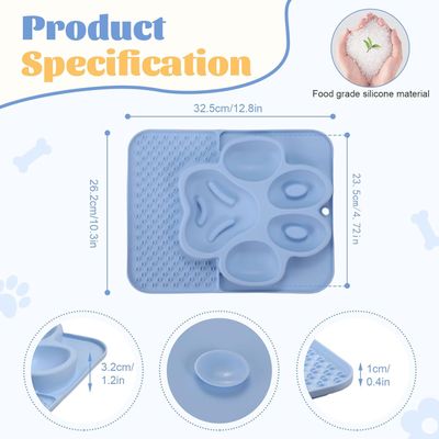 KPYTE Coussin à lécher en silicone pour chat et chien