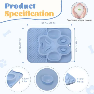 KPYTE Coussin à lécher en silicone pour chat et chien