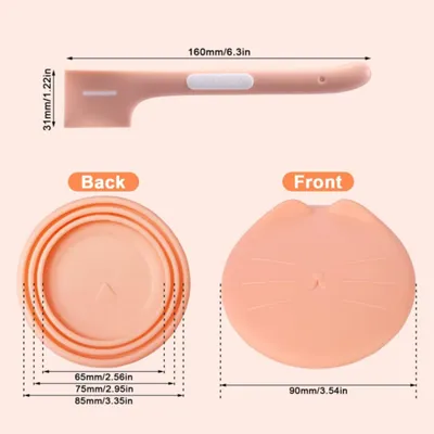 KPYTE Cuchara para tapa de comida para mascotas