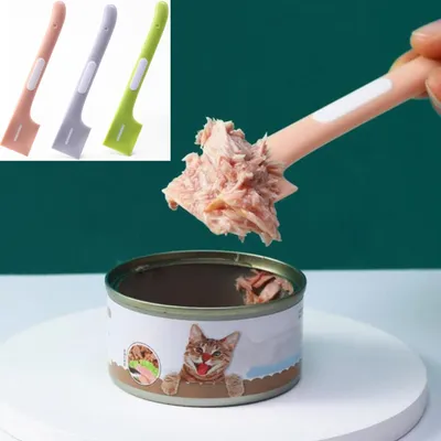 KPYTE Cuchara para tapa de comida para mascotas