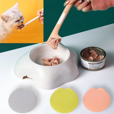 KPYTE Cuillère pour couvercle de nourriture pour animaux
