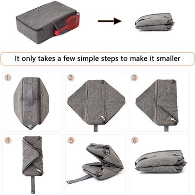 KPYTE Bac à litière pliable pour chat