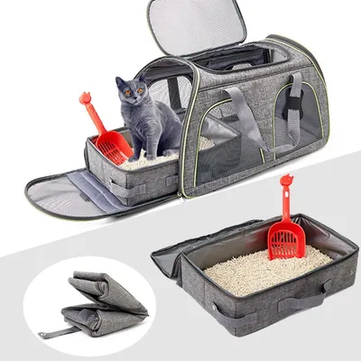 KPYTE Faltbare Katzentoilette