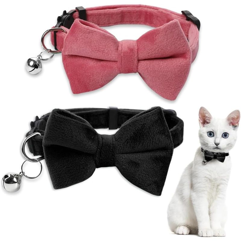 KPYTE Collier à nœud pour chat