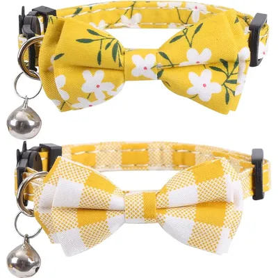 KPYTE Collier floral pour chat