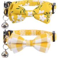 KPYTE Collier floral pour chat