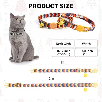 KPYTE Collier pour chat avec clochette