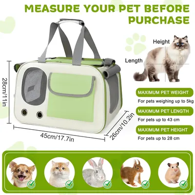 KPYTE Sac à main pliable pour chat