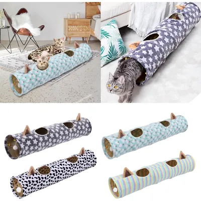 UAMLY Jouet tubulaire en peluche pour animaux de compagnie, Étoile