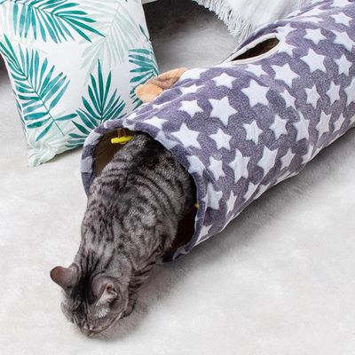 UAMLY Juguete tubular de peluche para mascotas con forma de corazón