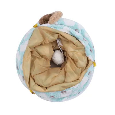 UAMLY Jouet tubulaire en peluche pour animaux de compagnie, forme de coeur