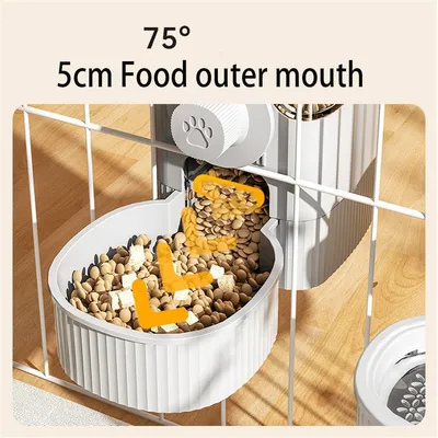 KPYTE Mangeoire automatique suspendue pour chat et chien