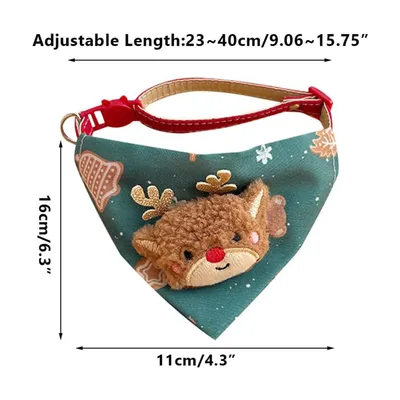 KPYTE Bandana de Noël pour chat et chien