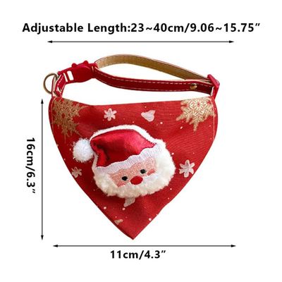 KPYTE Bandana de Noël pour chat et chien
