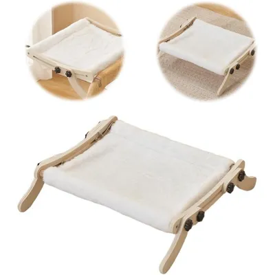 KPYTE Lit pour chat en bois