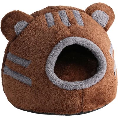 KPYTE Maison pour chat et chien en forme de tête d'ours