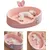 KPYTE Lit rose chaud pour chat et chien