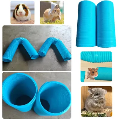 UAMLY Tunnel pour hamster, Tubes d'entraînement pliables
