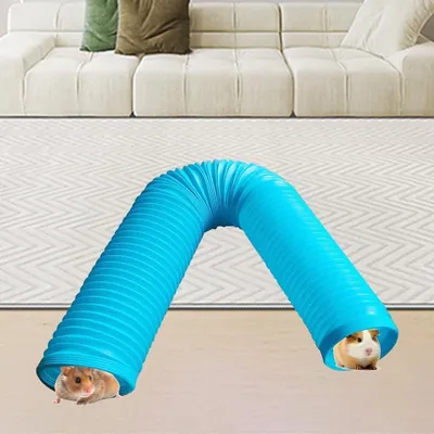 UAMLY Tunnel pour hamster, Tubes d'entraînement pliables