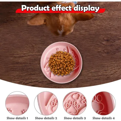 KPYTE Bac à alimentation lente pour chien