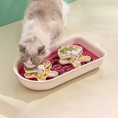 KPYTE Gamelle multifonctionnelle à alimentation lente pour chien