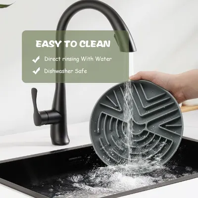 Gamelle anti-étouffement pour chien avec base antidérapante