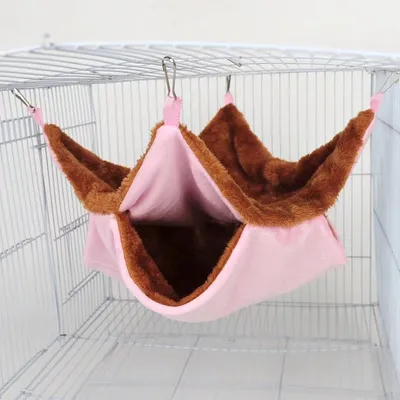 UAMLY Hamac chaud en peluche à double couche en forme de nid d'écureuil