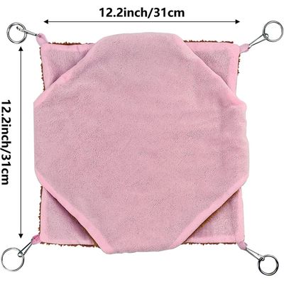Hamac chaud en peluche à double couche en forme de nid d'écureuil