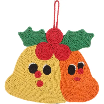 KPYTE Arbre à chat en sisal en forme de cloche de Noël